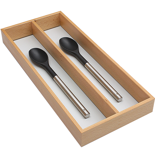 Mehrzweckelement mit 2-Facheinteilung. Für die individuelle Einteilung Ihrer Schublade(n