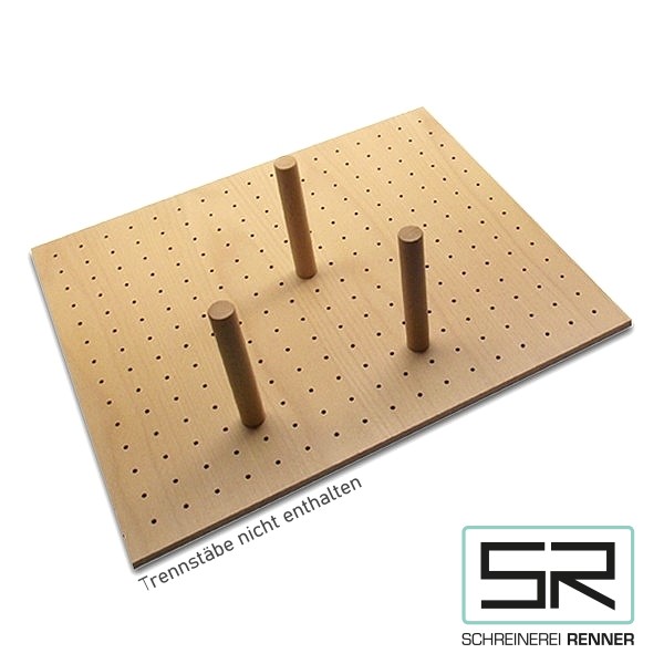 Topf- und Tellerhalter. Lochplatte. Für die Lagerung von Kochtöpfen und Geschirr. Für alle Schrankbreiten.