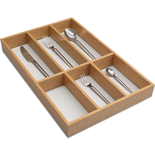 Besteckelement mit 6-Facheinteilung. Für die individuelle Einteilung Ihrer Schublade(n).