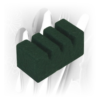 Besteckhalter für große Vorlegeteile, z.B. Gemüselöffel